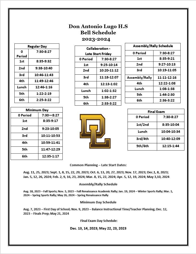 Bell Schedules